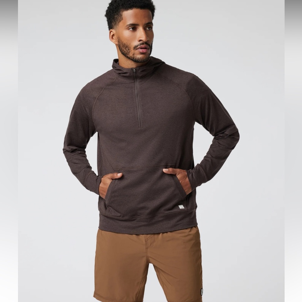 Vuori Men's Gray Hoodie